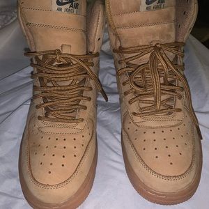 Wheat Air Force ones